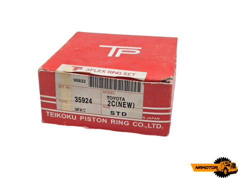 Кольца поршневые TOYOTA 2C STD 13011-64213 / 13011-64212 / 13011-64190 (2x2x3) TP Japan 35924